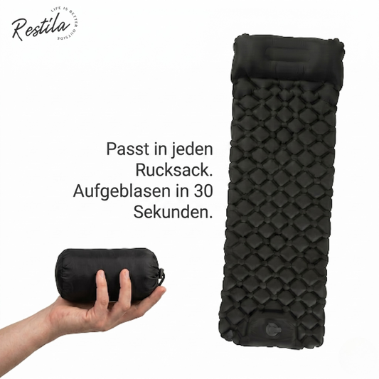 Aufgeblasen in ca. 30 Sekunden