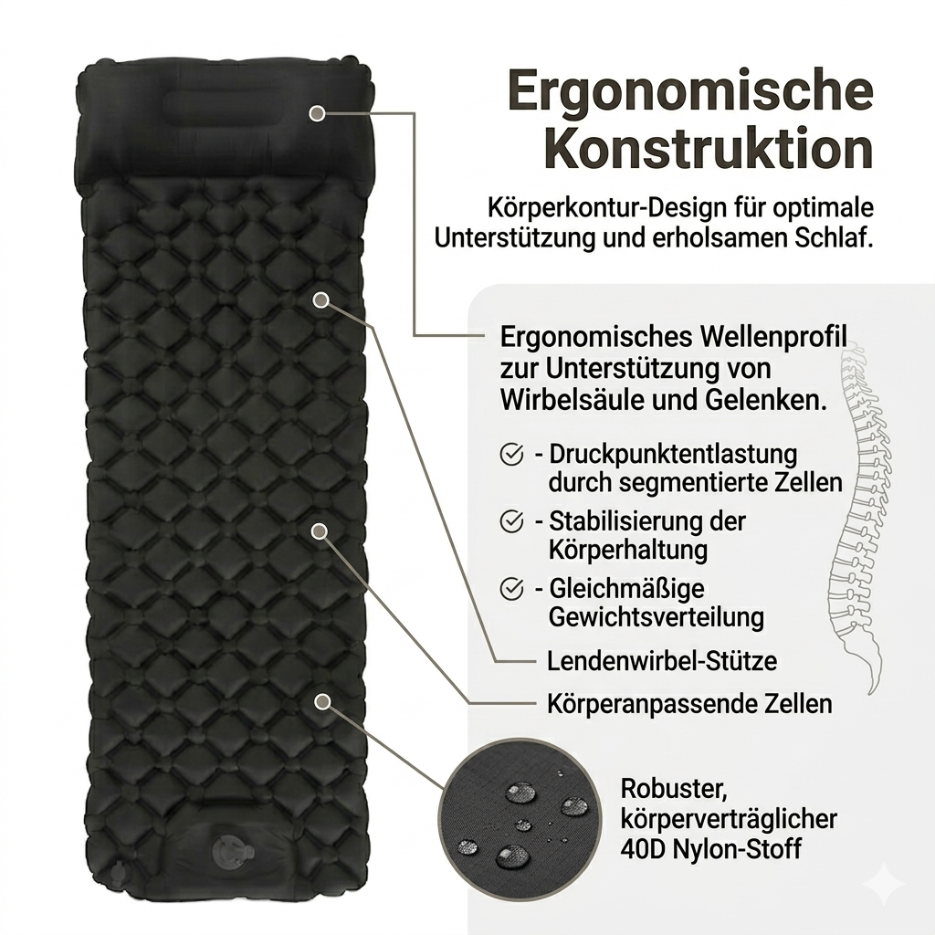 Ergonomische Konstruktion
