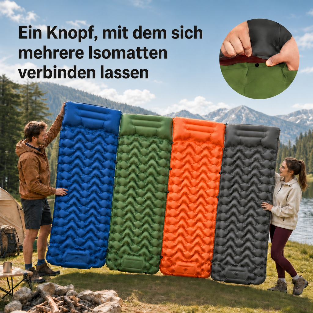 Selbstaufblasbare Isomatte – Camping & Trekking